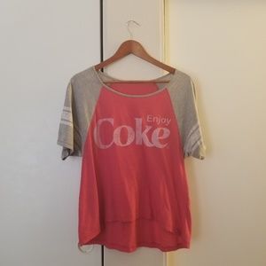 Coke Baseball Tee